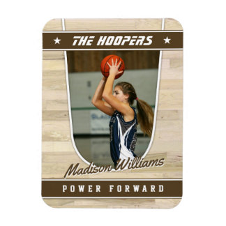 Basketbalteam Brown Souvenir Magneet