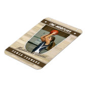 Basketbalteam  Brown Souvenir Magneet (Linkerzijde)