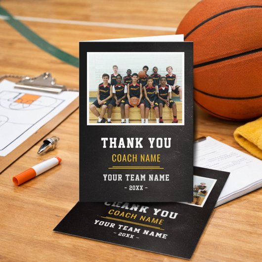 Basketbalteam Coach Bedankt Foto 