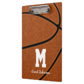 Basketbalteam Coach Gifts met aangepaste naam Klembord (Links)