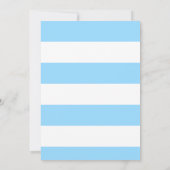 Basketbalteam Einde van het seizoen Luncheon Blue Kaart (Achterkant)