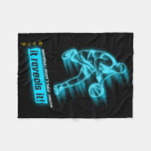 basketbalteam fleece deken (Voorkant (Horizontaal))