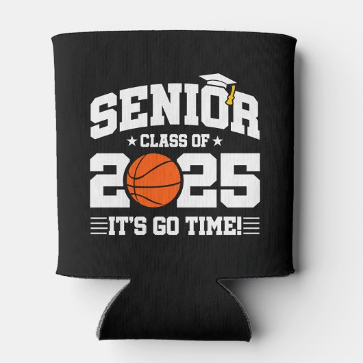 Basketbalteam klasse 2025 Afstuderen Senior 2025 Blikjeskoeler (Achterkant)