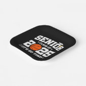 Basketbalteam klasse 2025 Afstuderen Senior 2025 Papieren Bordje (Gebogen)