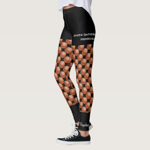 Basketbalteam Leggings met Fake Black Shorts
