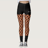 Basketbalteam, naam, Fake Black Shorts Leggings (Voorkant)