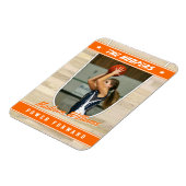 Basketbalteam  Oranje Souvenir Magneet (Linkerzijde)