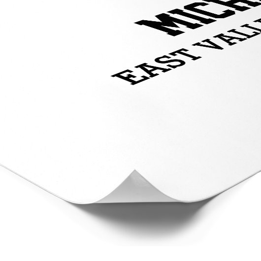 Basketbalteam Senior Afstuderen Fotocollage Poster (Hoek)