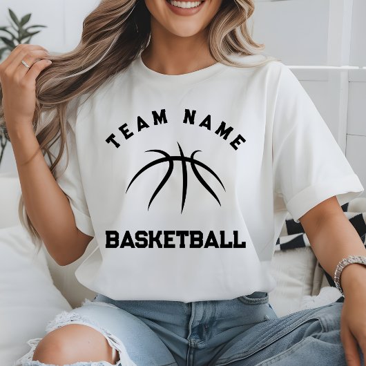 Basketbalteam Sport Baller Basketbalspeler T-shirt