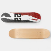 Basketbalteam Sport Glitter High School College Persoonlijk Skateboard (Horizontaal)