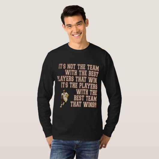 Basketbalteam T-shirt (Voorkant volledig)