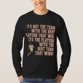 Basketbalteam T-shirt (Voorkant)