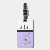 Basketbalteamgenoten Sport Bagagelabel (Voorkant verticaal)
