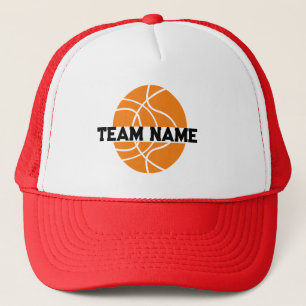 Basketbalteamnaam,Persoonlijke basketbal Trucker Pet