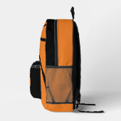 Basketbaltekening met aangepaste sportnaam bedrukte rugzak (Rechts)