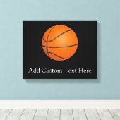 Basketbalthema Canvas Afdruk (Insitu (Houten vloer))
