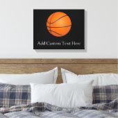 Basketbalthema Canvas Afdruk (Insitu (Slaapkamer))