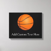 Basketbalthema Canvas Afdruk (Voorkant)