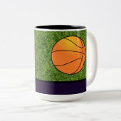 Basketbalthema mok koffiekop (Voorkant rechts)