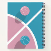 Basketbalthema Notitieboek (Achterkant)