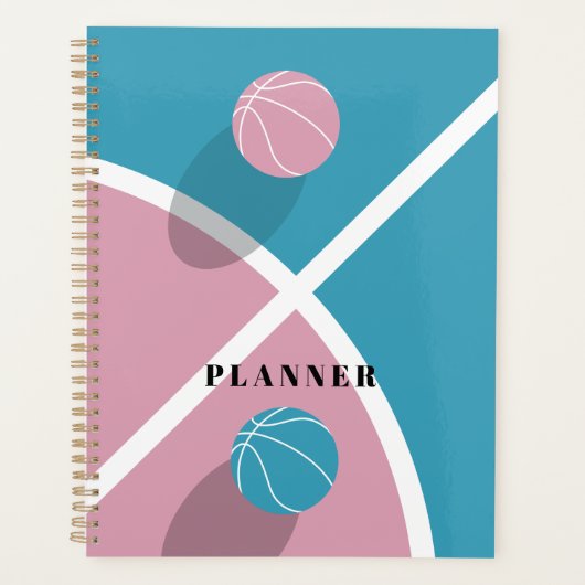 Basketbalthema Planner (Voorkant)