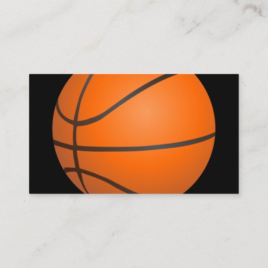 Basketbalthema Visitekaartje (Achterkant)