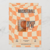 Basketbaltoernooi Kaart (Voorkant / Achterkant)