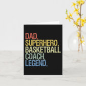 Basketbaltrainer Kaart (Gele Bloem)