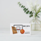 Basketbaltrainer / speler / Visitekaartje van de r (Staand voorkant)