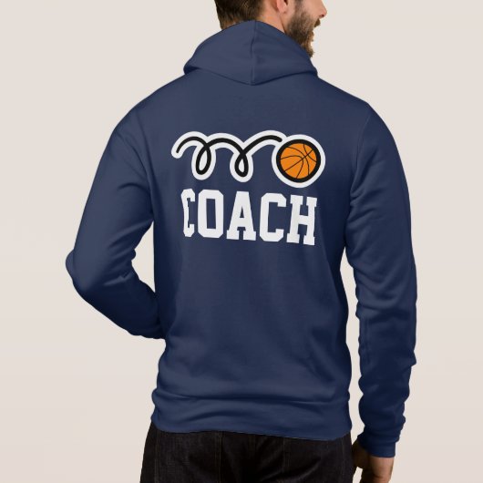 Basketbaltrainingjas mannen hoodie (Achterkant)