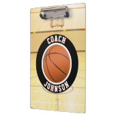 Basketbalveld Teamcoach Klembord (Links)