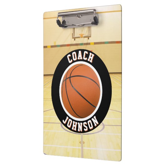 Basketbalveld Teamcoach Klembord (Links)