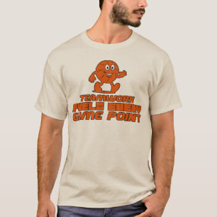 Basketbalveld Verpulveraar Ontwerp T-shirt