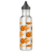 Basketbalvlam Roestvrij stalen flesje Waterfles (Links)