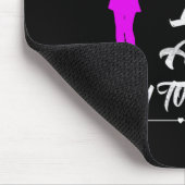 Basketbalvrouwen Spelen als een meisje Muismat (Hoek)