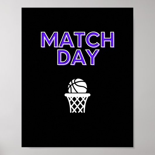 Basketbalwedstrijd Dag 1 Poster (Voorkant)