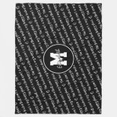 basketbalwedstrijd, zwart wit, kleur fleece deken (Voorkant)