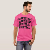 basketbalwoord t-shirt (Voorkant volledig)