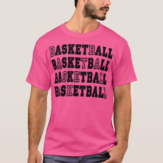 basketbalwoord t-shirt (Voorkant)