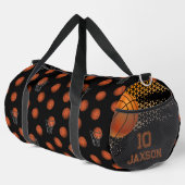 Basketbalzak met eigen naam | Gepersonaliseerd num Plunjezak (Rechterhoek)