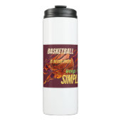 Basketbalzweet Thermosbeker (Voorkant)