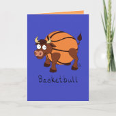 Basketbull - Funny Basketball Bull Kaart (Voorkant)