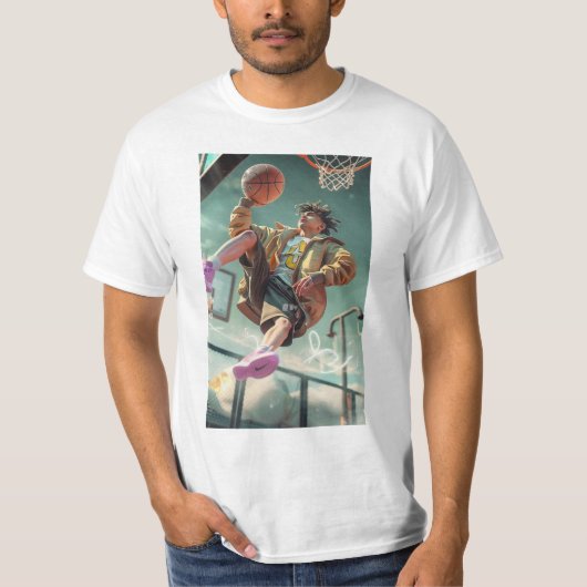 BASKET'S AURA T-SHIRT (Voorkant)