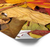 Baskets vol van het najaar poster (Hoek)