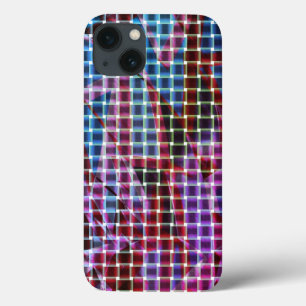Basketstijl op donkerroze, lila, paars Case-Mate iPhone case