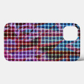 Basketstijl op donkerroze, lila, paars Case-Mate iPhone case (Achterkant (horizontaal))