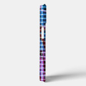 Basketstijl op donkerroze, lila, paars Case-Mate iPhone case (Achterkant / Rechts)