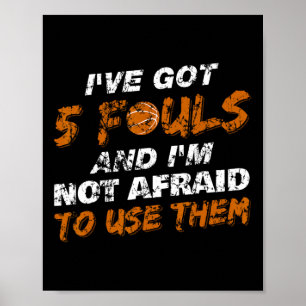 Baskettebal Speler Coach Team Pret Hoops 5 Overtre Poster