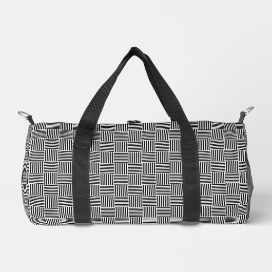 Basketweave Design Duffel Bag Plunjezak (Voorkant)