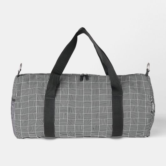 Basketweave Design Duffel Bag Plunjezak (Achterkant)